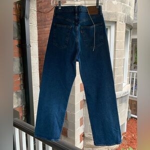 Levi’s ribcage straight ankle jeans